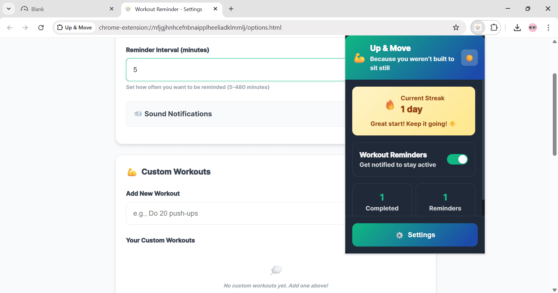 Screenshot of Up & Move